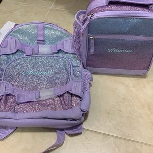 Pottery barn book bag and lunch box - Arianna
